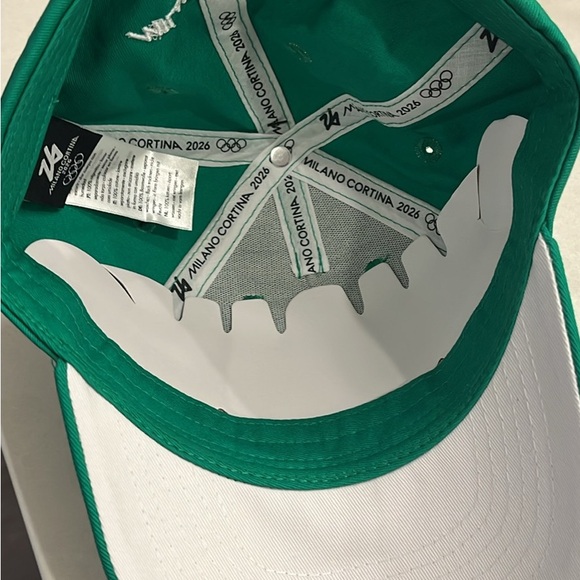Milano Cortina 2026 Green Cap - Picture 2 of 2